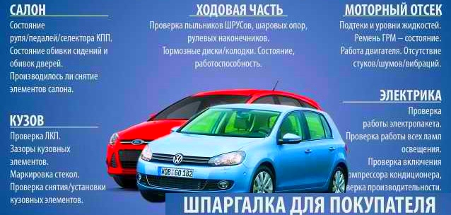Осмотр автомобиля